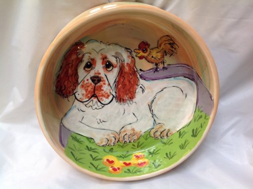 Clumber Spaniel Dog Bowl