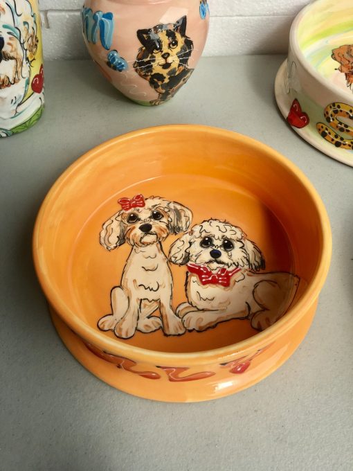 Maltese Dog Bowl