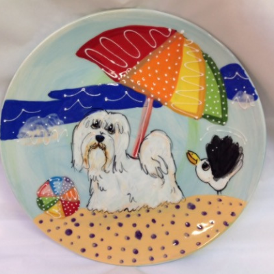 Havanese Dog Plate