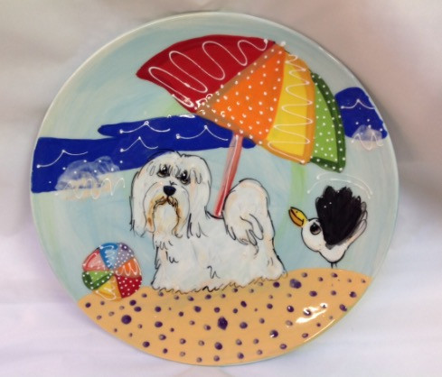 Havanese Dog Plate