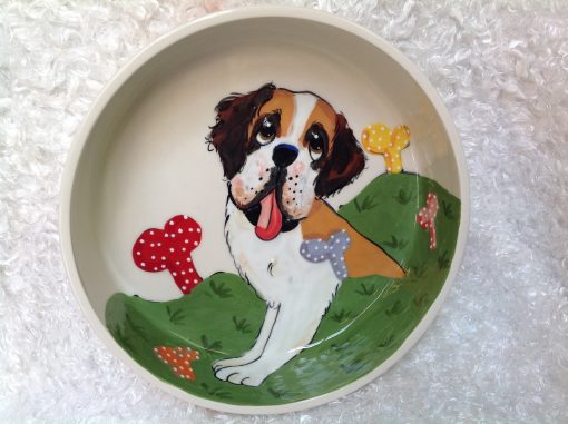 Saint Bernard Dog Bowl