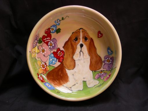 Basset Hound Dog Bowl