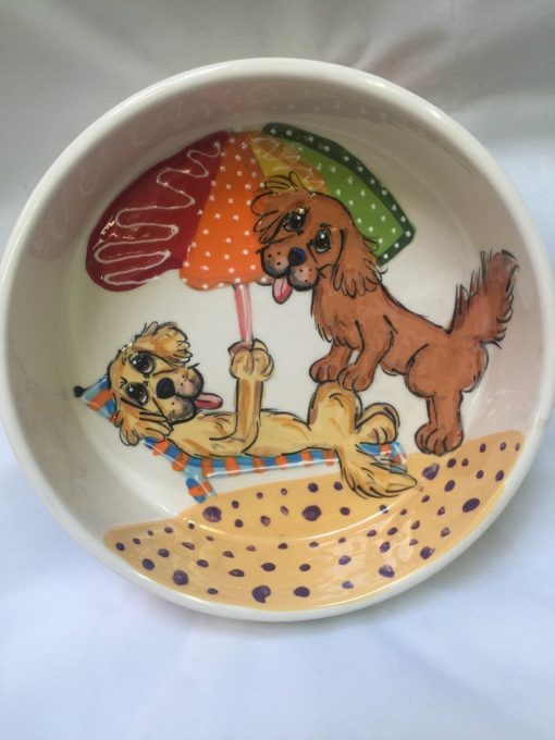 Golden Retriever Dog Bowl