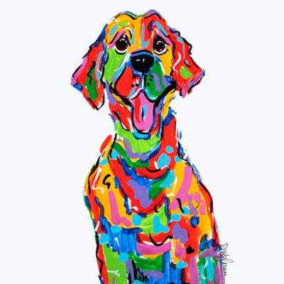Labrador Dog Painting