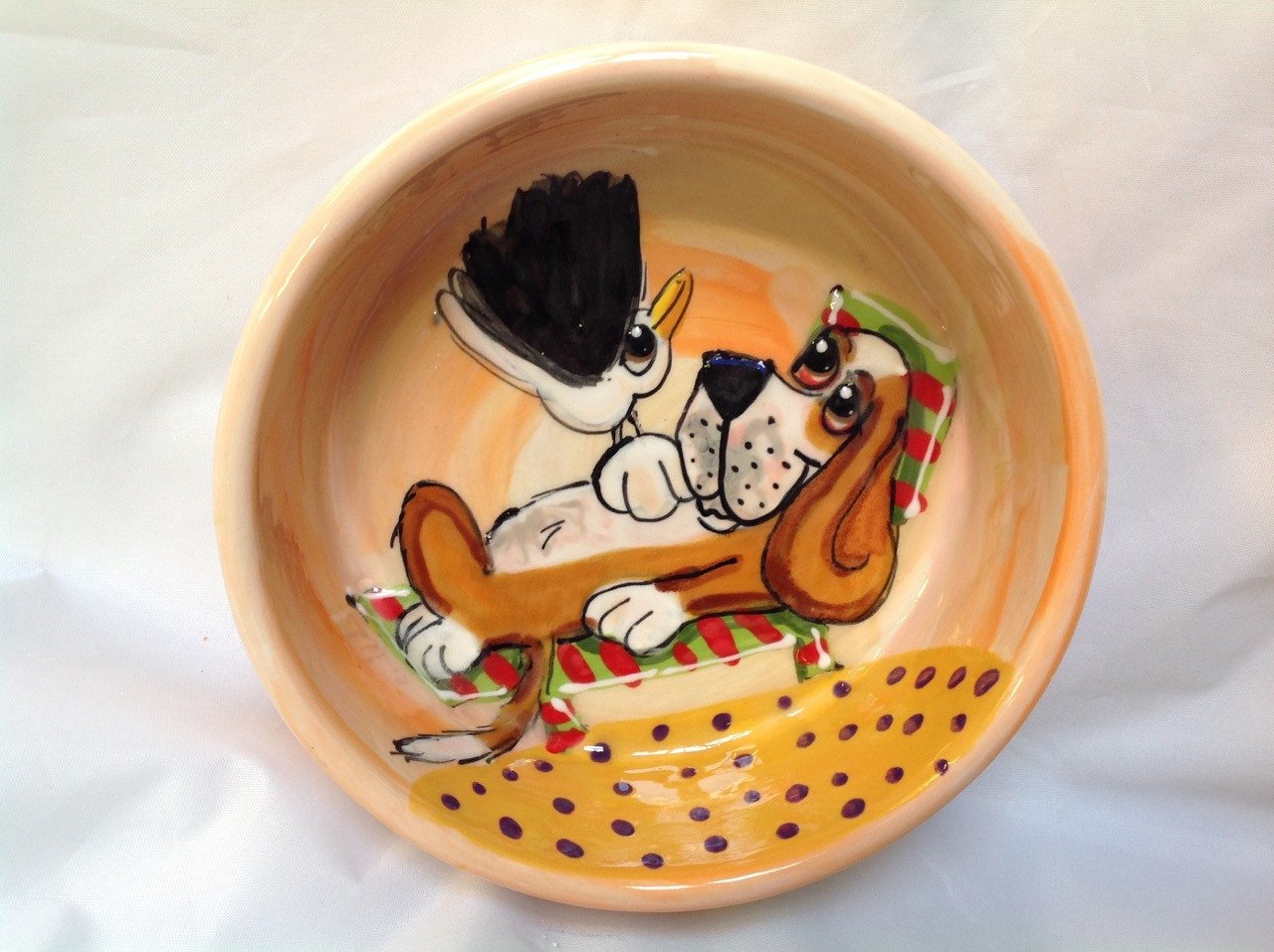 Basset Hound Dog Bowl Winston Dog