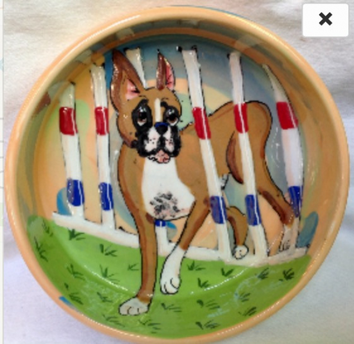 Boxer Dog Bowl