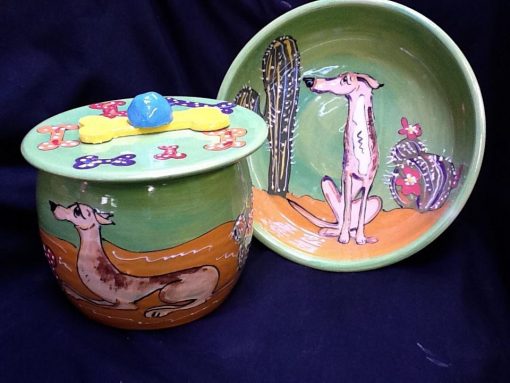 Greyhound Dog Bowl