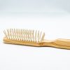 100% static-free olive wood hair brush for dogs from sustainable forests