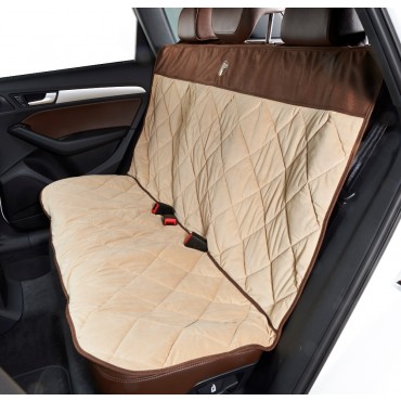 Cross Country Back Seat Protector Almond
