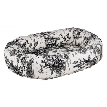 Donut Bed Onyx Toile